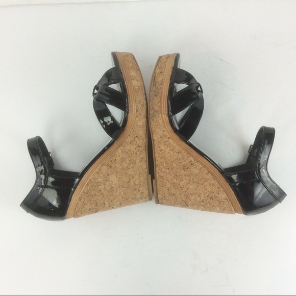 White House Black Market Platform Wedge Sandals - Picture 3 of 5